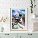 Full Round Drill Picture DIY Flying Eagle 5D Mosaic Craft Diamond Painting Kit