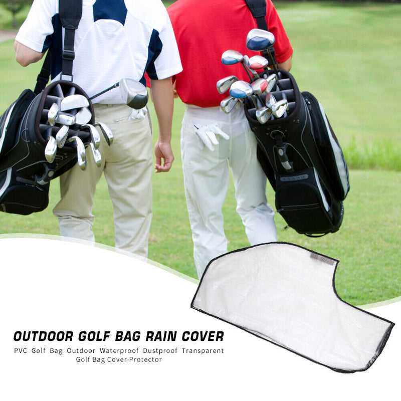 PVC Golf Bag Outdoor Waterproof Dustproof Transparent Golf Bag Cover Protector