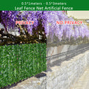 Artificial Leaf Roll UV Fade Wall Garden Fence  Screen for Indoor Outdoor Decor