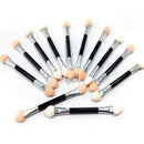 12 x Double Ended Eye Shadow Sponge Applicators Make Up Brush-S hot.
