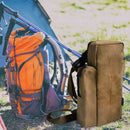 Outdoor Tent Nail Wearable Storage Bag Ropes Hammers Organizer (Khaki) Newly