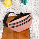 Fashion Fanny Chest Bag Women Suede Solid Color Casual Shoulder Messenger Pack