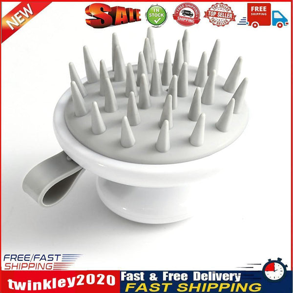 Handheld Scalp Massage Brush Portable Shampoo Brush Hair Care Comb (White) Newly