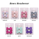 Double Layer Baby Girls Cute Hairpins Kids Hair Clips Bows Headwear Sequin Bow