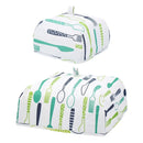 Kitchen Insulation Aluminum Foil Food Cover Folded Anti Mosquito Cover (L)