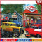 Oil Paint By Numbers Picture DIY Drawing Street Car Painting Kit Artwork #F