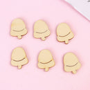 Mixed Decoration Scrapbooking Mushroom Squirrel Leaves Shape Wooden Craft