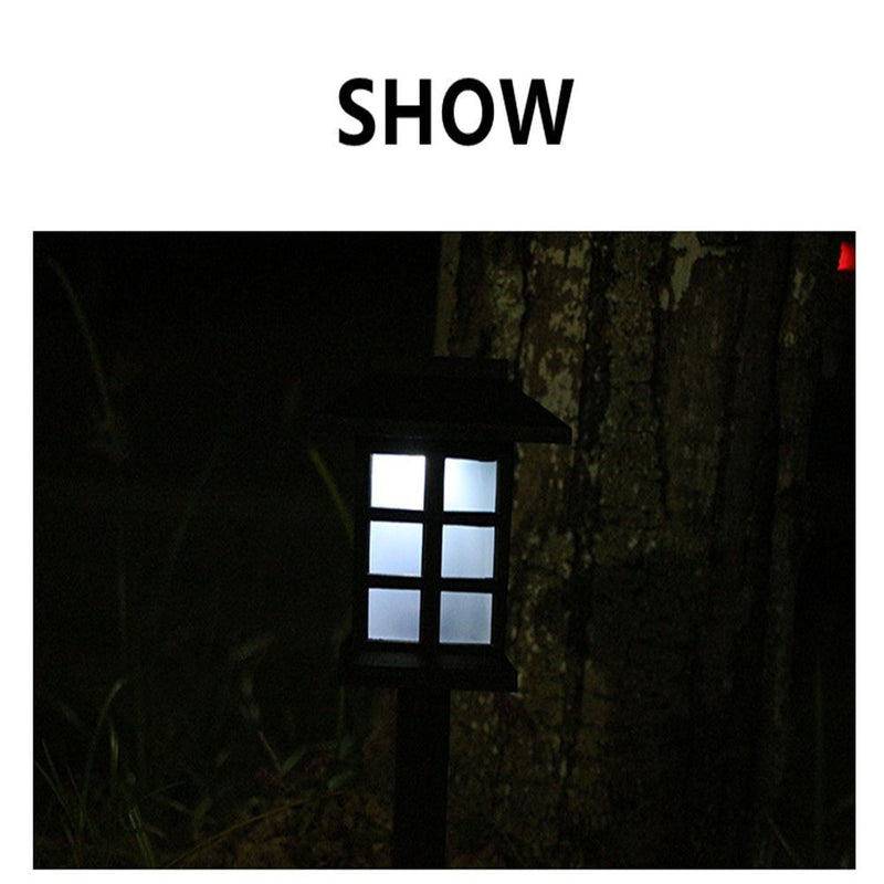Waterproof Lamp LED Security Spot Lights Solar Powered Light Door Wall Garden