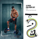 11pcs / Set Resistance Bands Latex Pull Rope Rubber Expander Fitness Equipment