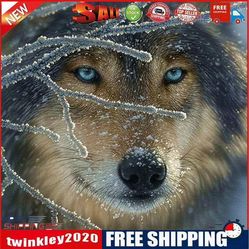 Full Drill Wolf 5D Diamond DIY Painting Craft Kit Home Decor