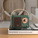 Retro Bluetooth-compatible Speaker Classical Subwoofer Music Player (Green)