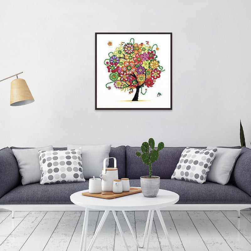 5D DIY Special Shaped Diamond Painting Tree Cross Stitch Mosaic Craft Kits
