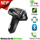 Car Bluetooth 5.0 Player Transmitter Handsfree Audio USB Dual N8Y8 Support J8C5