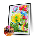 #A DIY Diamond Painting Kits Insects Flowers Full Square Drill Rhinestone Hangin