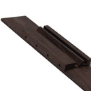 Guitar Accessories Ivory ABS Nut and Saddle Slotted + 110mm Rosewood B
