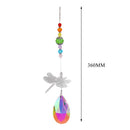 Crystal Wind Chimes Chandelier Rainbow Dragonfly Beads Hanging Decor (5) Newly