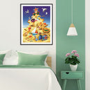 5D Kit DIY Christmas Tree Beach Full Round Diamond Painting Mosaic Picture