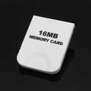 Practical White Memory Card For Nintendo Wii Gamecube GC Game 16MB 16M