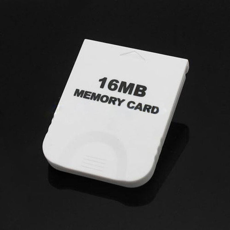 Practical White Memory Card For Nintendo Wii Gamecube GC Game 16MB 16M