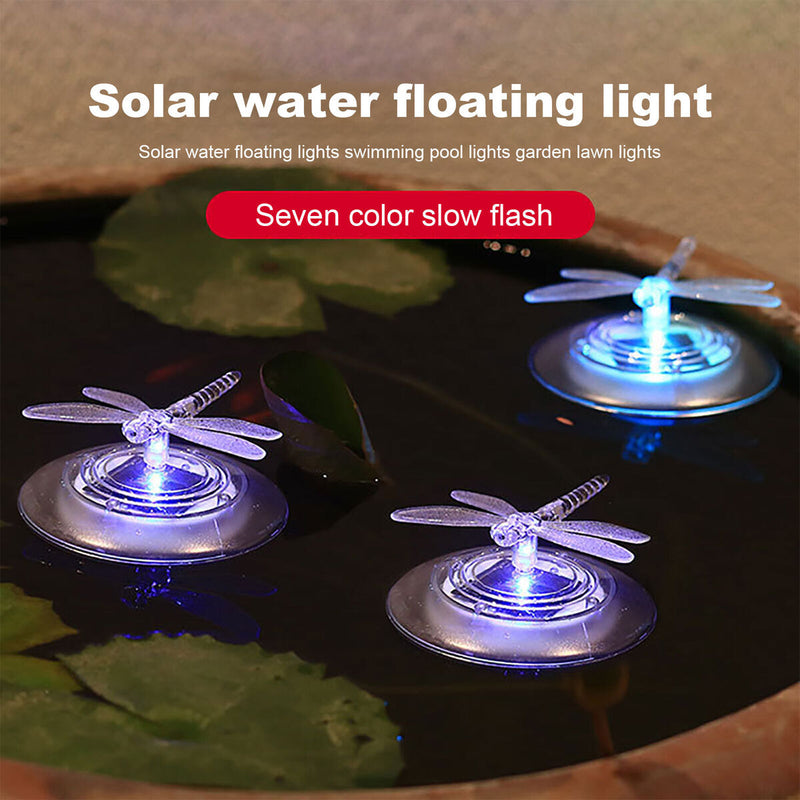 Waterproof Floating Light Cute Solar Lamps Eco-friendly Pond Decors (B) Newly