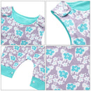 Summer Cute Sheep Baby Rompers Sleeveless Boy Breathable Jumpsuit (3-6M)