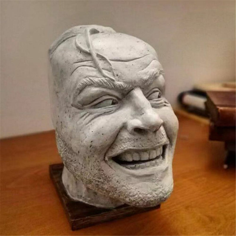 Desktop Crafts Here's Johnny! Sculpture decoration The Shining Bookshelf