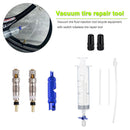 60ml MTB Road Bike Tubeless Tyre Sealant Injector Syringe Tool Kit (Blue) Newly