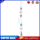 #A Wind Chime Crystal Light Catcher Butterfly Devil Eye Prisms Jewelry Home Deco