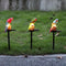 LED Solar Lights Parrot Waterproof Lawn Stakes Lamps Garden Decor (Red)