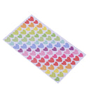 6pcs/set Colorful Heart DIY Scrapbooking Diary Photo Album Stickers(Heart)