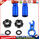 Road Bike Valve Nut Aluminum Alloy Cycling Protection Accessories (Blue) Newly