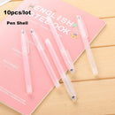 Simple Style Transparent Ballpoint Shell Writing Supplies Gel Pen Cover