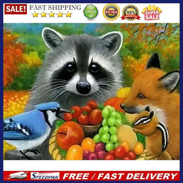 Diamond Painting 5D Animal DIY Full Round Drill Art Kit Rhinestone Home Decor