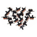 Performance Single Row Toggle Switch Vertical Slide Switch DC 50V 0.5A 3Pin