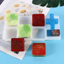 DIY Crystal Epoxy English Greetings Word Silicone Stamp Mold Manual Crafts Gifts