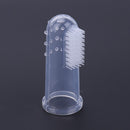 Baby Finger Toothbrush Children Teeth Massage Soft Silicone Brush (White)