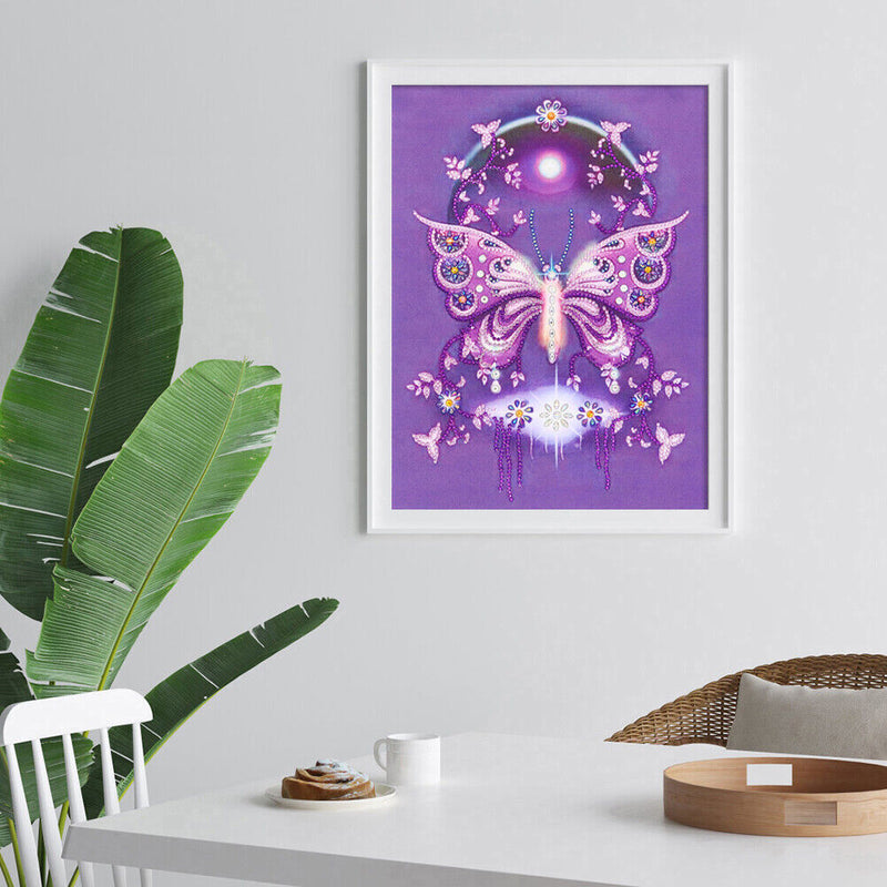 DIY Part Drill Special-Shaped Diamond Painting Mosaic (PQ013 Butterfly)