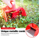 Berry Picker Blueberry Rake Scoop w/ Metallic Comb Garden Tool for Picking Berry