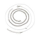 Women Love Heart Beach Foot Bracelets Feet Jewelry Anklets Women Plated Anklet