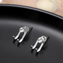 Fashion Simple Gifts Women Jewelry Type C Earrings Rear-hanging Korean
