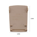 Car Rear Seat Hook ISOFIX Cover Child Restraint for X1 E84 3 Series (Beige)