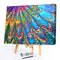 Colorful Texture Circle Oil Paint By Numbers Kits Canvas DIY Picture Craft