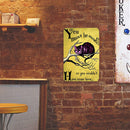 Retro Rectangular Talented Cat Metal Painting for Pub Tin Wall Sign (3)