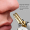 #A Stainless Steel Manual Nose Trimmer for Men Nose Cleaner Razor Shaver Washabl