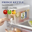 Juice Decanter Drinkware Ice Bottle Cold Kettle Water Jug With Tap Lemonade Jug