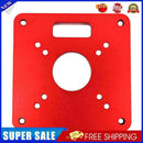 Universal Aluminum Router Table Insert Trimmer Woodworking Bench Router Plate