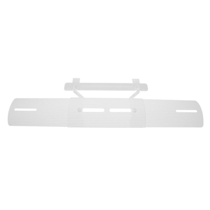 Adjustable Air Conditioner Cover Windshield Air Conditioning Baffle (White)