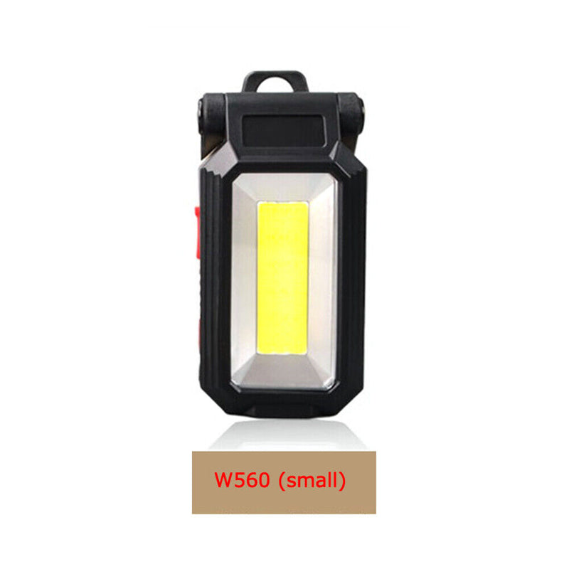 COB Folding Emergency Light Portable Flashlight Camp Lantern with Power Displ