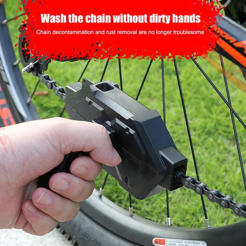 Mountain Bike Chain Washer Brush ABS Bicycle Chains Scrubber Cleaning Tool Newly
