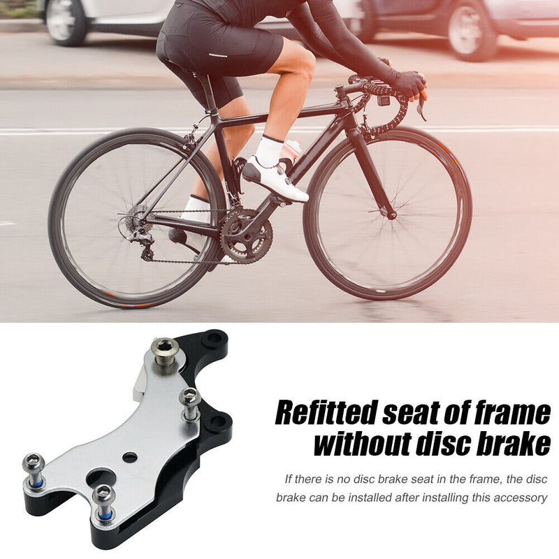 Road Bike Disc Brake Conversion Bicycle Brake Fixed Seat Adapter Converter